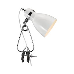 Lampă de masă cu clemă Nordlux CYCLONE 1xE14/15W/230V alb