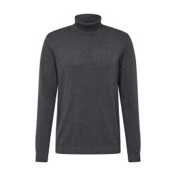 JACK & JONES Pulover 'JJEBasic' gri închis
