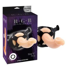 Strap-on dildo pentru femei Slim ″G″ Dong