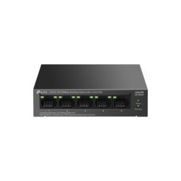 Switch SWITCH TP-LINK 5 porturi 10/100 Mbps, 4-Port PoE carcasa metalica "LS105LP" (timbru verde 2 lei)