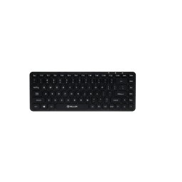 Tastatura wireless mini, 84 taste, 430 x 123 x 15 mm, Negru