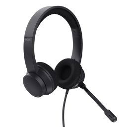 Casti Casti Trust Ayda USB-ENC, negru