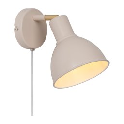 Spot de perete Nordlux POP 1xE27/18W/230V bej