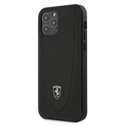 Husa Ferrari FEOGOHCP12MBK iPhone 12/12 Pro 6.1" black/black hardcase Off Track Perforated