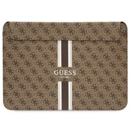 Husa 14 inch "Printed Stripes", Maro - Scut Compact pentru Laptopul Tau