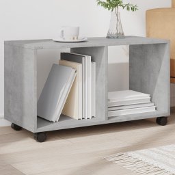 Dulap cu roti, gri beton, 72x33x42,5 cm, lemn prelucrat GartenMobel Dekor