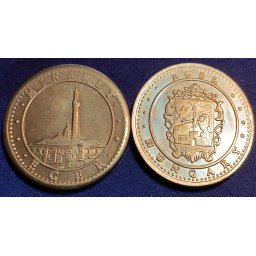 Ungaria 2024 - Minaret din Eger, medal aurit - comemorativ