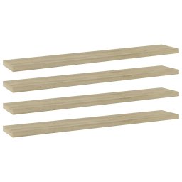 Placi biblioteca, 4 buc, stejar sonoma, 60 x 10 x 1,5 cm, PAL GartenMobel Dekor