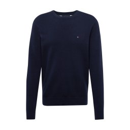 TOMMY HILFIGER Pulover 'ESSENTIAL' albastru marin
