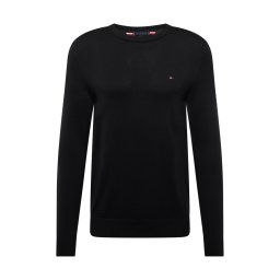 TOMMY HILFIGER Pulover 'ESSENTIAL' negru