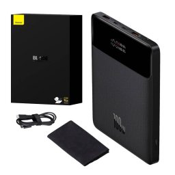 Baterie externa Blade PPBL000201, 20000mAh, 2x USB-A, 2x USB-C, Black