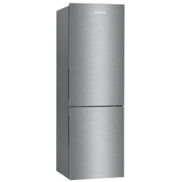 Aparate Frigorifice Combina Frigorifica 293 L, Full No Frost, Clasa energetica E, Termostat reglabil, 3 sertare congelator, H 185 cm, Inox/ Argintiu