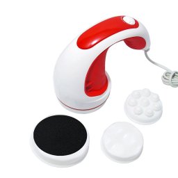 Aparat pentru masaj Relax Tone Red Power cu 2 capete interschimbabile