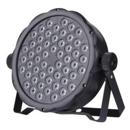 Proiector joc de lumini PAR 54 leduri RGB cu 8 jocuri de lumini Slim Disco