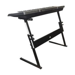 Stativ din metal pentru orga in forma Z, cu inaltime reglabila