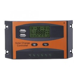 Controller panou solar de incarcare 30A, PWM 12 V / 24 V pentru panou fotovoltaic