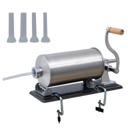 Aparat de umplut carnati orizontal din inox alimentar,3 Kg Grunberg