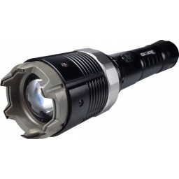 Electrosoc metalic cu lanterna pentru autoaparare si reglaj focusat HY-8810