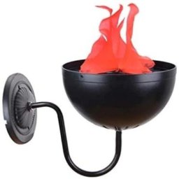 Lampa decorativa cu flacara falsa, prindere pe perete