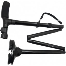 Baston de sprijin Magic Cane pliabil cu lanterna si pivoti stabilizatori