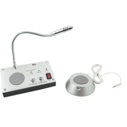 Microfon tip interfon de ghiseu pentru casierii banca