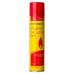 Tub Spray Gaz pentru brichete,Ronson 300ml+50ml gratis