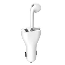 Casca bluetooth cu incarcator auto si usb, incarcare la priza auto 12V