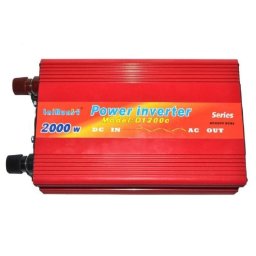 Invertor tensiune 12V-220V Lairun, 2000 Watt si putere continua 1200W