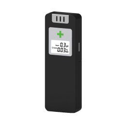 Alcool tester digital negru cu display LCD Iluminat Alb