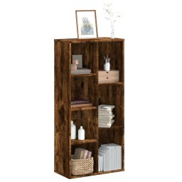 Biblioteca, stejar fumuriu, 50x25x105 cm, lemn prelucrat GartenMobel Dekor