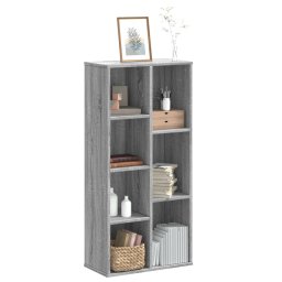 Biblioteca, gri sonoma, 50x25x105 cm, lemn prelucrat GartenMobel Dekor