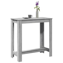 Masa de bar, Sonoma gri, 102x50x103,5 cm, lemn prelucrat GartenMobel Dekor