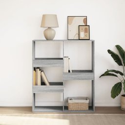 Dulap de carti/Separator de camera, gri Sonoma, 100x33x115 cm GartenMobel Dekor