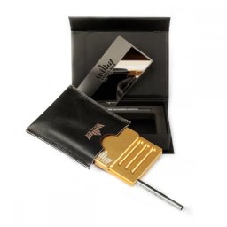 Royal Box Classic Edition Gold Snuff + Snorter si Husa gold