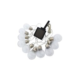 Instalație LED solară 10xLED/1,2V 2m 300 mAh IP44 alb cald
