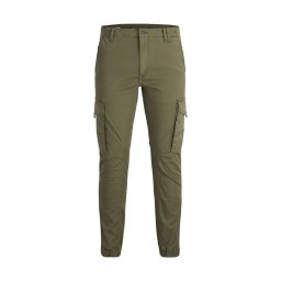 JACK & JONES Pantaloni Jpstpaul Flake Cargo 12141844 19-0515 TCX olive night