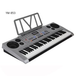 Orga electronica profesionala 61 de clape pline,YM-853 cu 5 Octave si citire MP3 Player