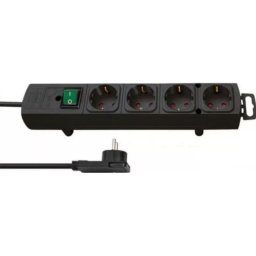 Prelungitor Comfort Line Plus 188989, 4 prize, 2m Negru