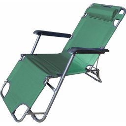 Sezlong DSZV003, 153x60x79 cm Verde