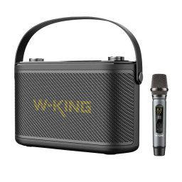Boxa portabila Wireless Bluetooth 5.0 W-KING H10 S 80W Negru, Raza actiune 10 m