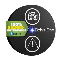 Cameră și etector avertizare de pericol Negru