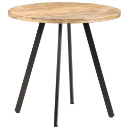 Masa de bucatarie, 80 cm, lemn de mango nefinisat GartenMobel Dekor