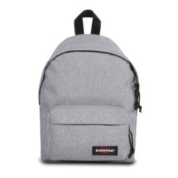 EASTPAK Rucsac 'Orbit' gri amestecat / roșu carmin / negru / alb