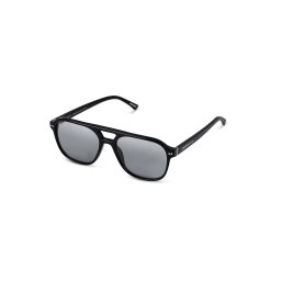 Kapten & Son Ochelari de soare 'Zurich Oversize All Black' negru / argintiu