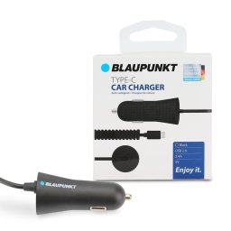 Incarcator auto bricheta Type-C, 2.4A, Blaupunkt, negru