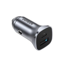 Incarcator auto bricheta USB-C PD + USB-A, QC, 20W, UGREEN