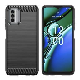 Husa Husa pentru Nokia G42 - Techsuit Carbon Silicone - Black