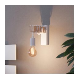 Eglo 43706 - Aplică de perete TOWNSHEND, 1x E27, 10W, 230V