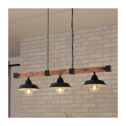 Eglo 44086 - Candelabru OLDBURY pe lanț, 3xE27/60W/230V