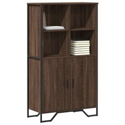 Dulap înalt, stejar maro, 79,5x35,5x137,5 cm, lemn prelucrat GartenMobel Dekor
